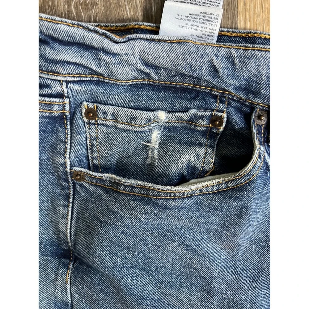 Levis Straight Leg Jeans Mens 38x30 Blue Good Medium Wash Denim 502‎ 505 514